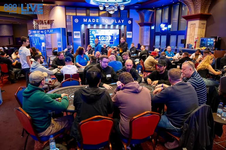 Main Event di 888poker LIVE Coventry - Giorni 1BC